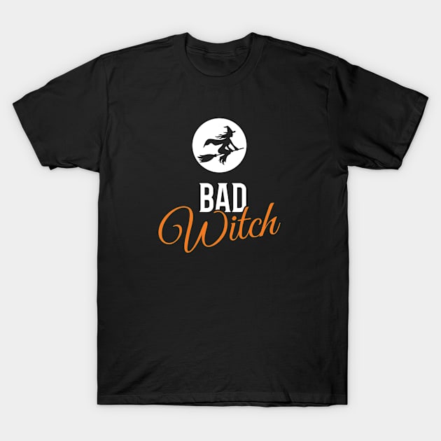 Bad Witch Halloween T-Shirt by creativecurly